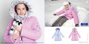 Зимние пальтишка для девочки Baby Line р. 116,  122,  128,  134,  140,  146