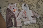 Продам новый велюровый костюмчик 62 размера